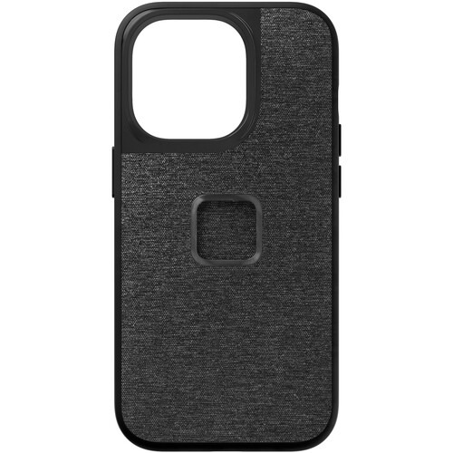 PD-EVERYDAY FABRIC CASE IPHONE 14 PLUS -MOBILEMOUNT-CHARCOAL